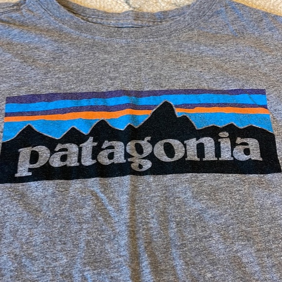Patagonia Grey Long Sleeve Shirt Sz L - Picture 2 of 4